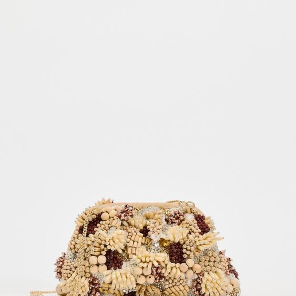 ZARA BEADED BAG - Picture 6 of 8